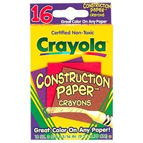 Crayola Construction Paper Crayons (16 count) by Binney & Smith