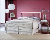 Malibu Full Headboard in Iced Silver Finish By Fashion Bed Group