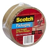 3M 3501T Scotch Tan Packaging Tape 48mm x 50 m, 1-Pack