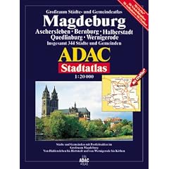 ADAC Stadtatlanten, Gro�raum St�dte- und Gemeindeatlas Magdeburg, Aschersleben, Halberstadt, Quedlinburg, Wernigerode