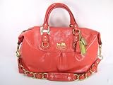 51SVVzhxtEL. SL160  Coach Madison Patent Leather Sabrina Coral Handbag 12498