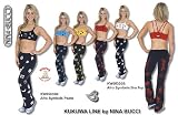 Afro Symbols Bra Top - KW050305 Black/White Small