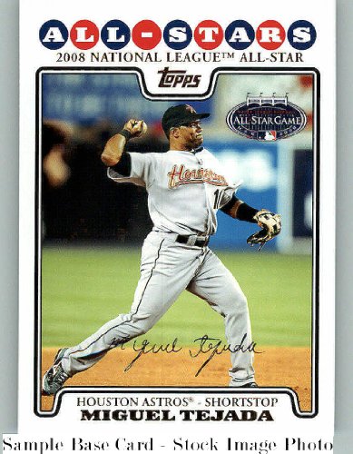 2008 Topps Update Gold Foil #UH28 Miguel Tejada AS - Houston Astros (All Star) (Baseball Cards)