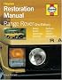Range Rover Restoration Manual (Haynes Restoration Manuals)