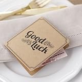 Ginger Ray Vintage Kraft Lottery Ticket Holders Wedding Favours (10 Pack), Brown