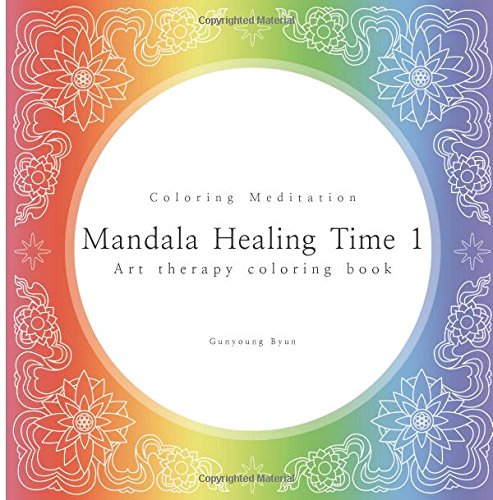 mandala healing time 1 art therapy coloring book coloring meditation volume 1