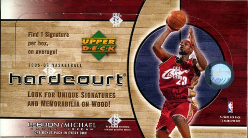 2005 06 Upper Deck Hardcourt Basketball Unopened Hobby Box