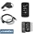 Black Rubberized Snap On Crystal Hard Case + Clear LCD Screen Protector + Rapid Car Charger + USB Data Cable for AT&T LG Xenon GR500 Cell Phone