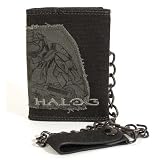 Halo3:MasterChiefBlackTrifoldWalletwithChain