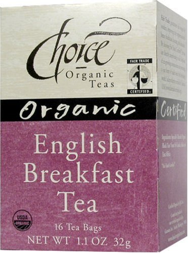 Choice Organic English Breakfast Tea, 16-Count Box (Pack of 6) by Choice Organic