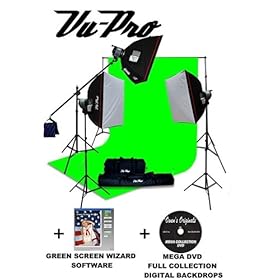 VU-PRO PROFESSIONAL COMPLETE DIGITAL STUDIO PACKAGE WITH 3000 WATT LIGHT KIT-Owen's Originals