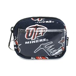 UTEP Miners Coin Key ID Case UTEP SMALL WRIST WALLET for Man or Woman - Runners Joggers Walkers Fits most Digital Cameras, Running Accessories