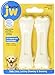JW Pet Company 46130 EverTuff 2-Pack Bone Chicken and Peanut Butter Flavored Chew Toy Pets, Small, White