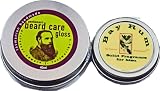 All-natural Moustache, Mustache Wax Beard Gloss and Bay Rum Solid Perfume Set