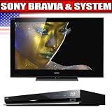 Sony BRAVIA NX 800 Series 52-Inch LCD TV, Black + Sony BDP-S570 Blu-ray Disc Player