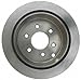 ACDelco Silver 18A2410A (19255501) Non-Coated Rear Disc Brake Rotor