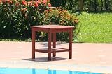Premium Outdoor Wood Side Accent Table