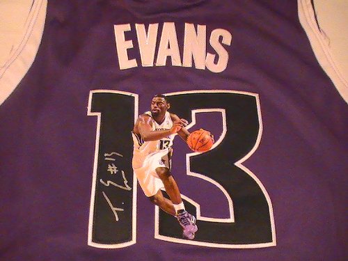 TYREKE EVANS SIGNED AUTOGRAPHED JERSEY SACRAMENTO KINGS COA + PROOF PHOTO