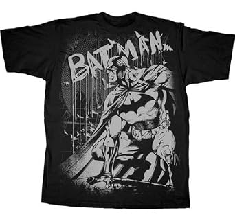 Click to buy Batman Perched Bat Mens Black T-shirtfrom Amazon!