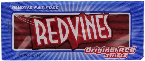 American Licorice Original Red Twist, 5-ounce King Size Packages (Pack of 5)