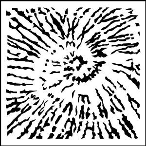 12x12 TEMPLATE TIE DYED Papercraft, Scrapbooking (Source Book)