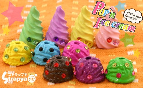 Cover image : POP'n Ice cream★重ねてダブルに！トッピングアイスクリームチャーム(カシス・パンチ)AP7242/PI