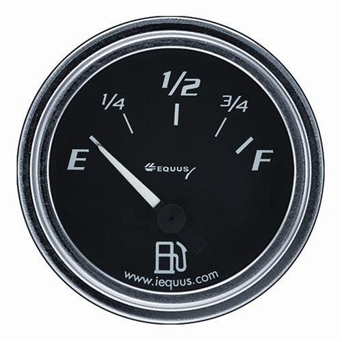Equus 7362 Fuel Pressure Gauge - Black