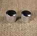2 Telecaster Tele replacement Dome Knobs - CHROME