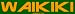 Waikiki Large Bumper Sticker