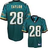 Reebok NFL Equipment Jacksonville Jaguars #28 Fred Taylor Teal Replica Football Jersey