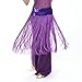 BellyLady Belly Dance Hip scarf, Sequined Fringe Skirt Wrap, Christmas Idea