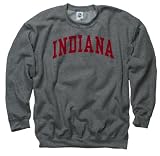 Indiana Hoosiers Dark Heather Arch Crewneck Sweatshirt