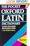 The Pocket Oxford Latin Dictionary