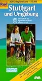  : ADFC Regionalkarten, Stuttgart und Umgebung: Alle Radtouren f&uuml;r Wochenendtour und Tagesausflug. Mit Neckarradweg von Rottenburg bis Lauffen