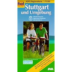 ADFC Regionalkarten, Stuttgart und Umgebung: Alle Radtouren f�r Wochenendtour und Tagesausflug. Mit Stra�ennamen