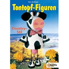 Tontopf-Figuren. Country-Stil