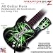 Lightning Green Skin by WraptorSkinz TM fits All Sony PS2 Guitar Hero SG Guitar Controllers (GUITAR NOT INCLUDED)