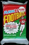 1991 Fleer Football Jumbo Pack (53 cards per pack)