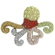 Multi Color Octopus Brooches And Pins