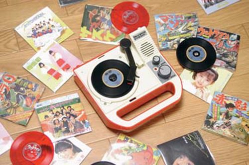8盤レコード専用ポータブルプレイヤー