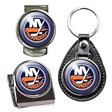 New York Islanders Stocking Stuffer Set - Key Chain, Money Clip & Magnet Clip