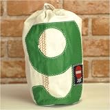 360° 世界を旅したヨットの帆を使ったリサイクルバック トイレットバック TOILETT BAG GREENの画像