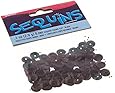 Cupped Sequins 8mm 200/Pkg-Black