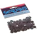 Cupped Sequins 8mm 200/Pkg-Black