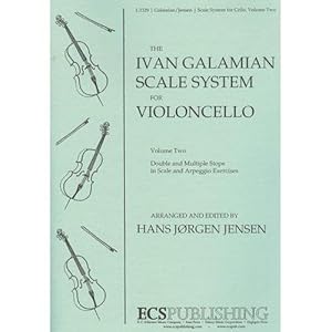 Galamian Ivan Scale System Vol2 Cello arranged and edited by Hans Jorgen Jensen - Schirmer Edition