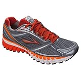 Brooks Men's Ghost 6 Running Shoes, Color: Pavement/Slvr/Orange.com, Size: 11.0