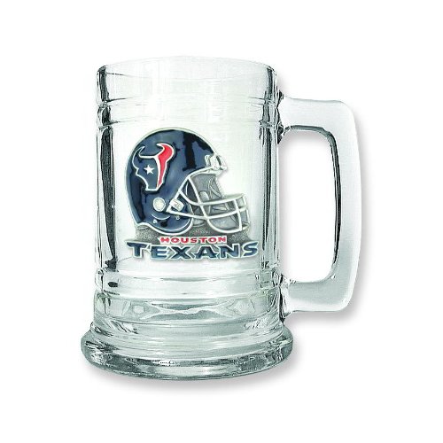 NFL Houston Texans Glass Tankard 15oz