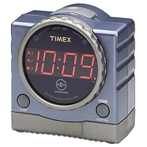 Timex T155LX Expedition Bell and Nature Sounds Alarm Clock