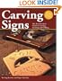 Carving Signs: The Woodworker's Guide to Carving, Lettering, and Gilding