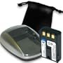 Pro Power BP-2L12 BP-2L13 BP-2L14 Equivalent Lithium Ion Battery COMBO w/ AC/DC, 110/220 VOLTAGE COMPACT CHARGER